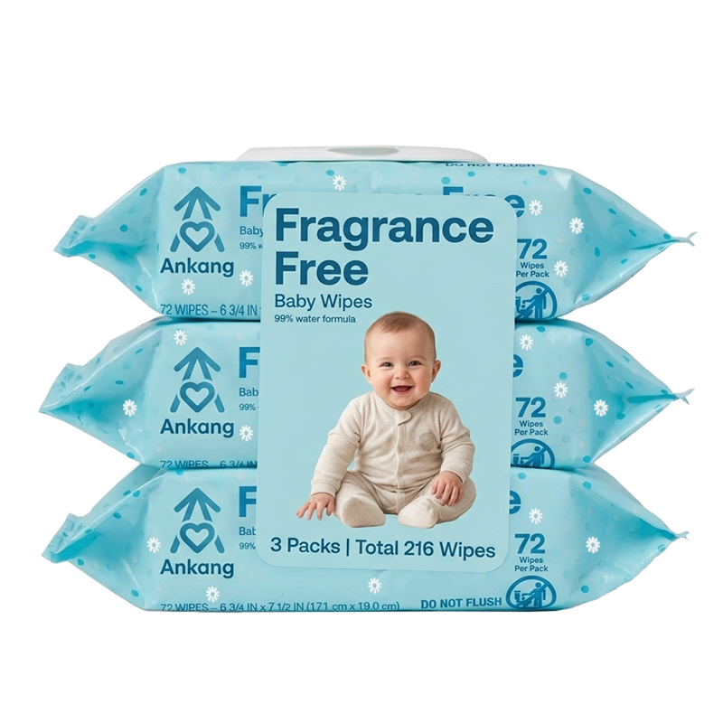 Wholesale Natural Unscented 99% Pure Water Baby Wipes (OEM/ODM for GCC Market) - Imagen 4