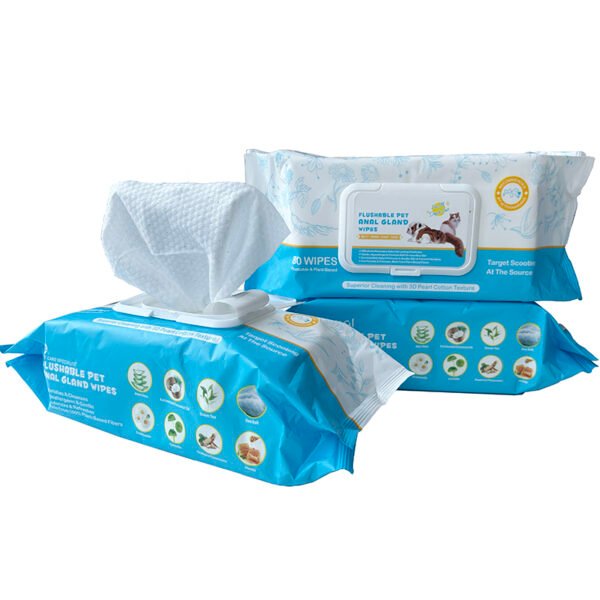Wholsale Best Antibacterial Hypoallergenic Cat Dog Wipes - Image 3