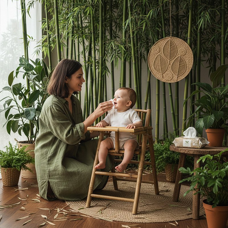 Eco-friendly biodegradable lyocell fiber texture for premium wet wipes